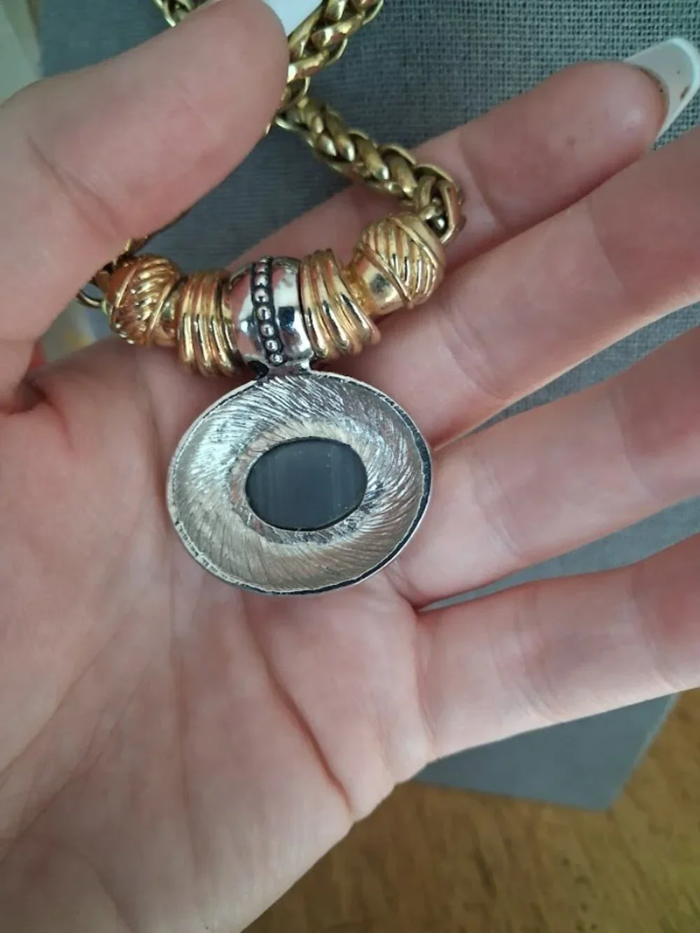 Unusual 16 inch Statement necklace